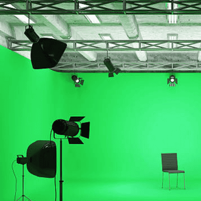 Green screen studio