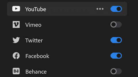 fungsi share ke media sosial dalam Premiere Pro 2023
