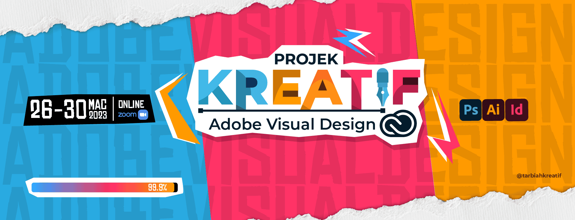 Visual Design Project Banner Projek Kreatif Adobe Visual Design