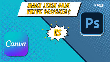 Canva vs Photoshop: Mana Lebih Baik? Comparison of Canva and Photoshop for designers.