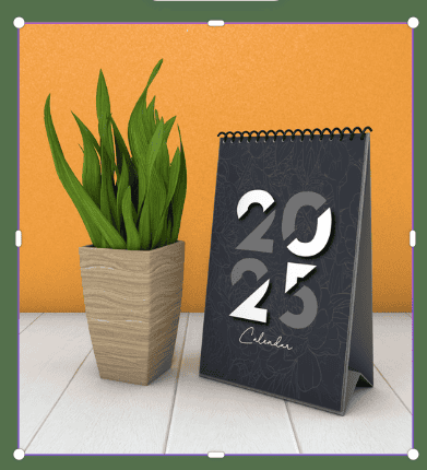 Calendar for 2023 with modern design and bold typography.