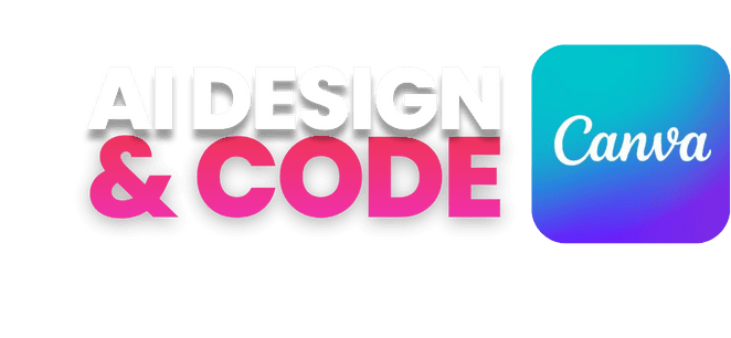 AI Design & Code Canva Logo AI Design & Code Canva logo for creative digital projects.